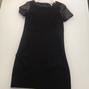 Black sheath dress
